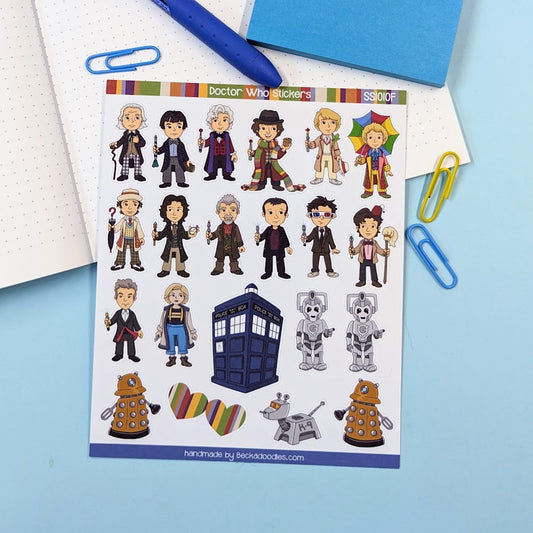 The Doctors Sticker Sheet First Run