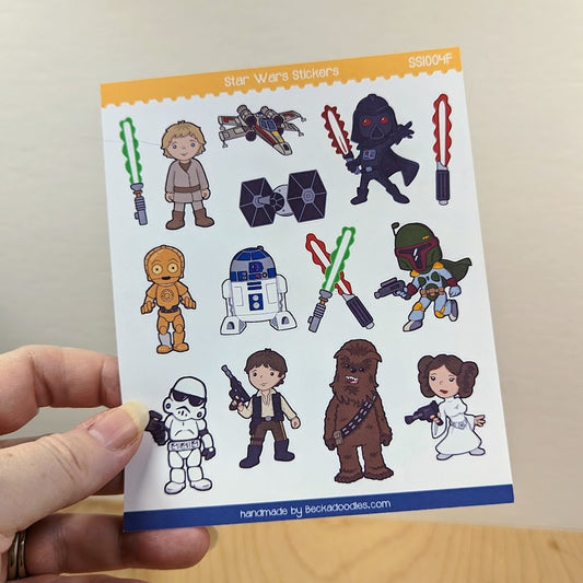 Star Heroes Sticker Sheet