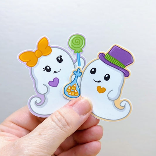 Ghost Couple Sticker