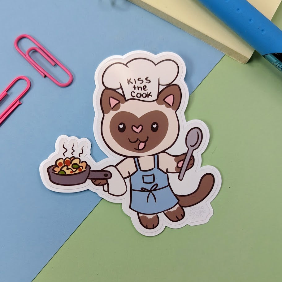 Chef Cat Sticker
