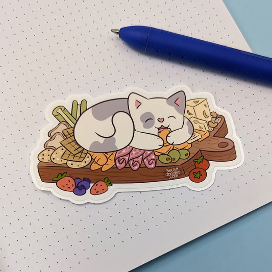 Charcutier Cat Sticker