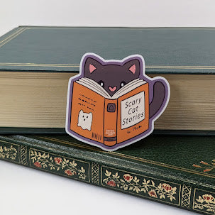 Scary Stories Cat Sticker
