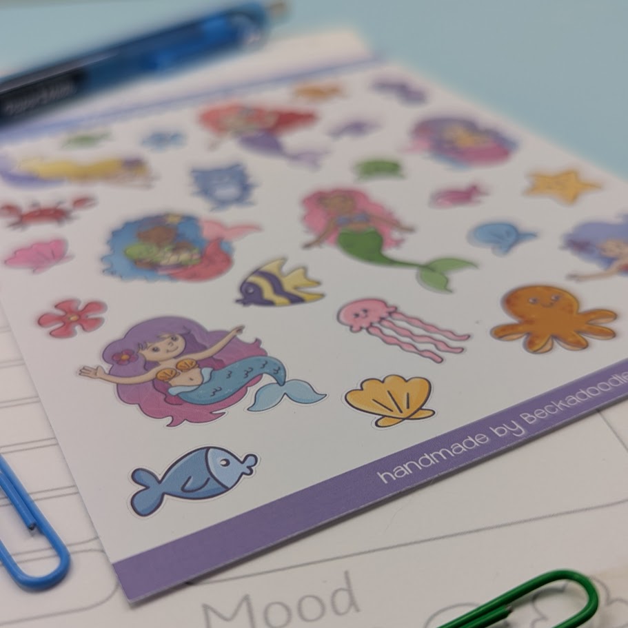 Mermaids Sticker Sheet