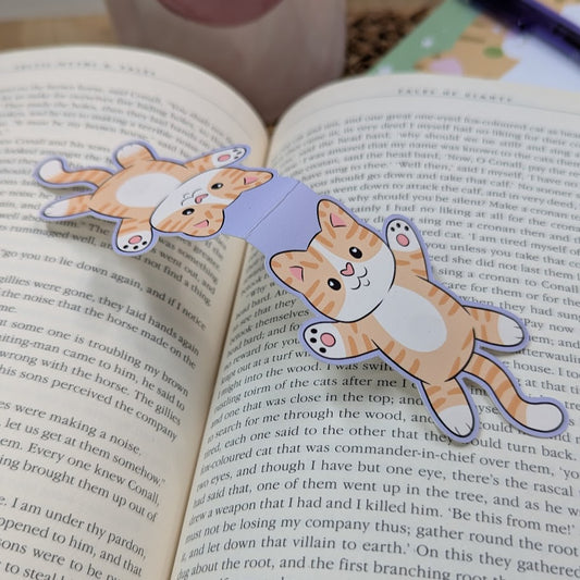 Ginger Cat Magnetic Bookmark