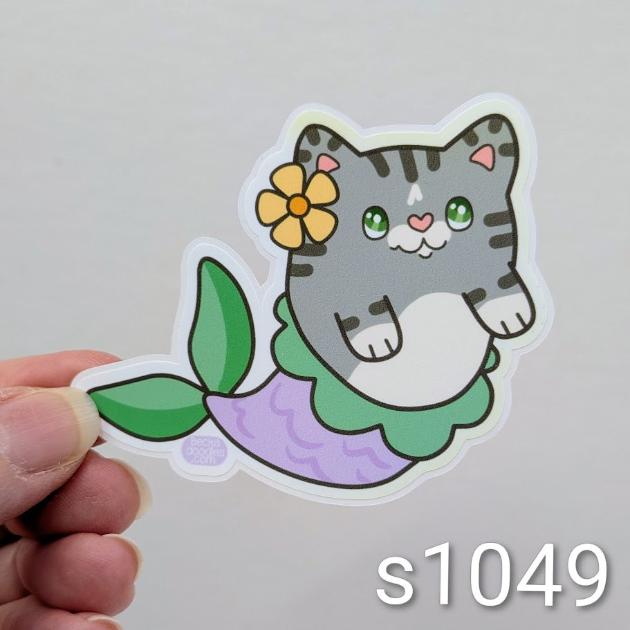 Mermaid Cat Sticker