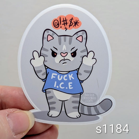 F*ck Ice Cat Sticker