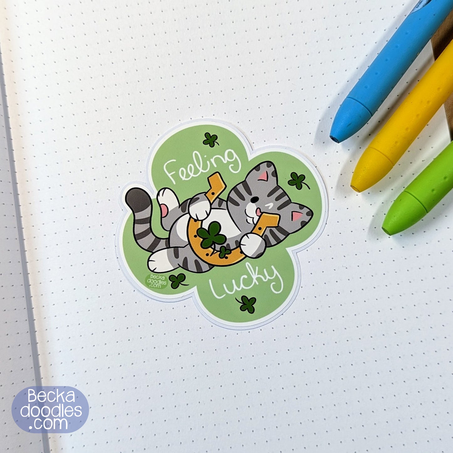Lucky Cat Sticker