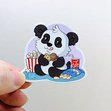 Snack Panda Sticker