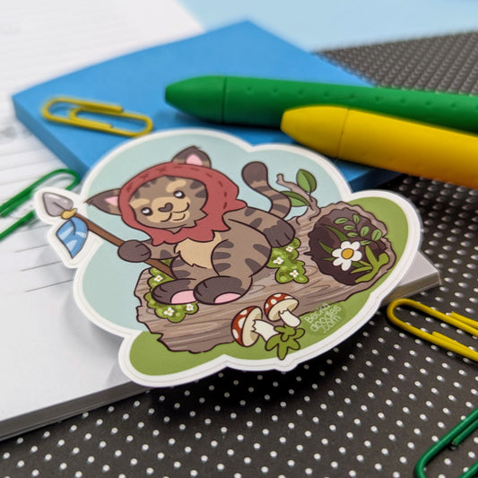 Cat Ewok Sticker