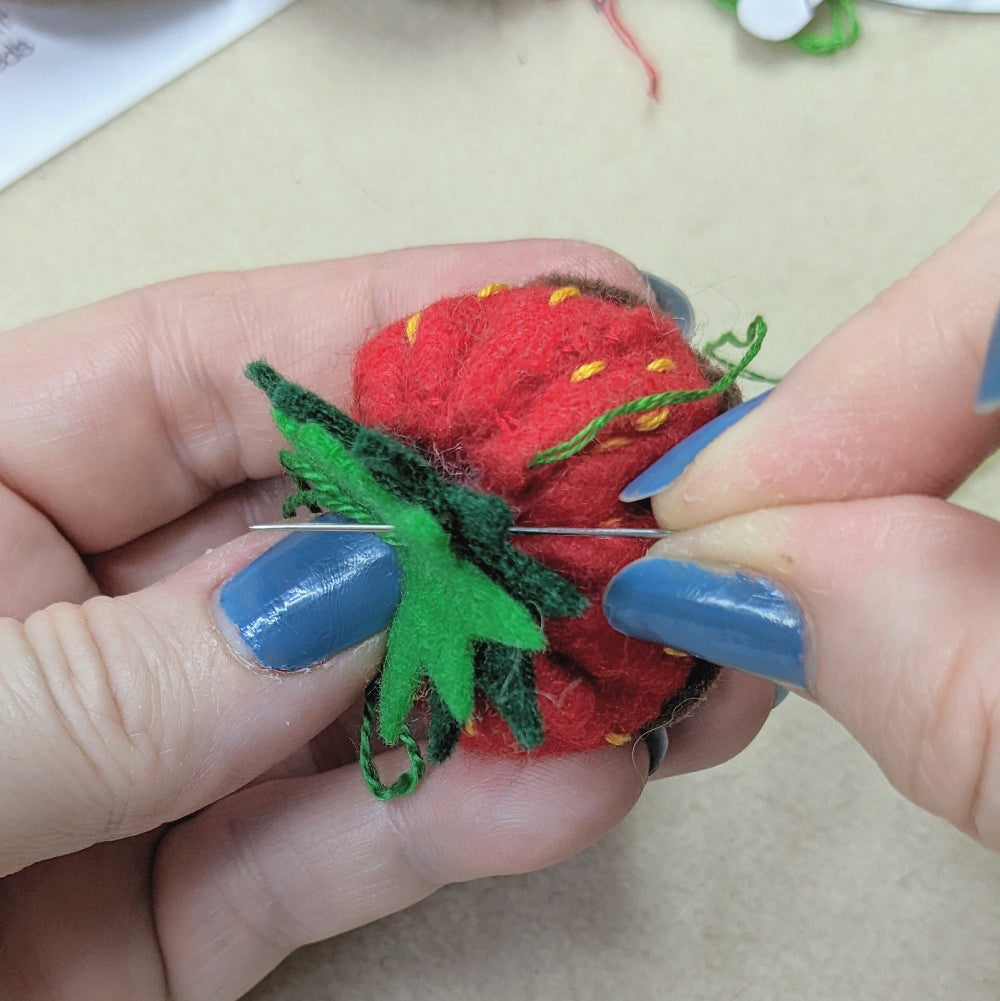 Chocolate Covered Strawberry Felt Sewing Pattern
