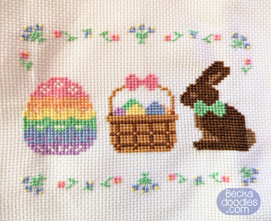 Easter Cuties Cross Stitch Pattern