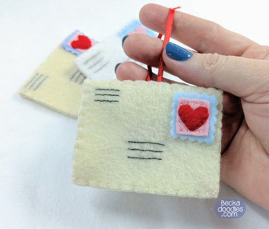 Love Letter Felt Sewing Pattern