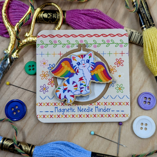 Rainbow Fairy Cat Needle Minder