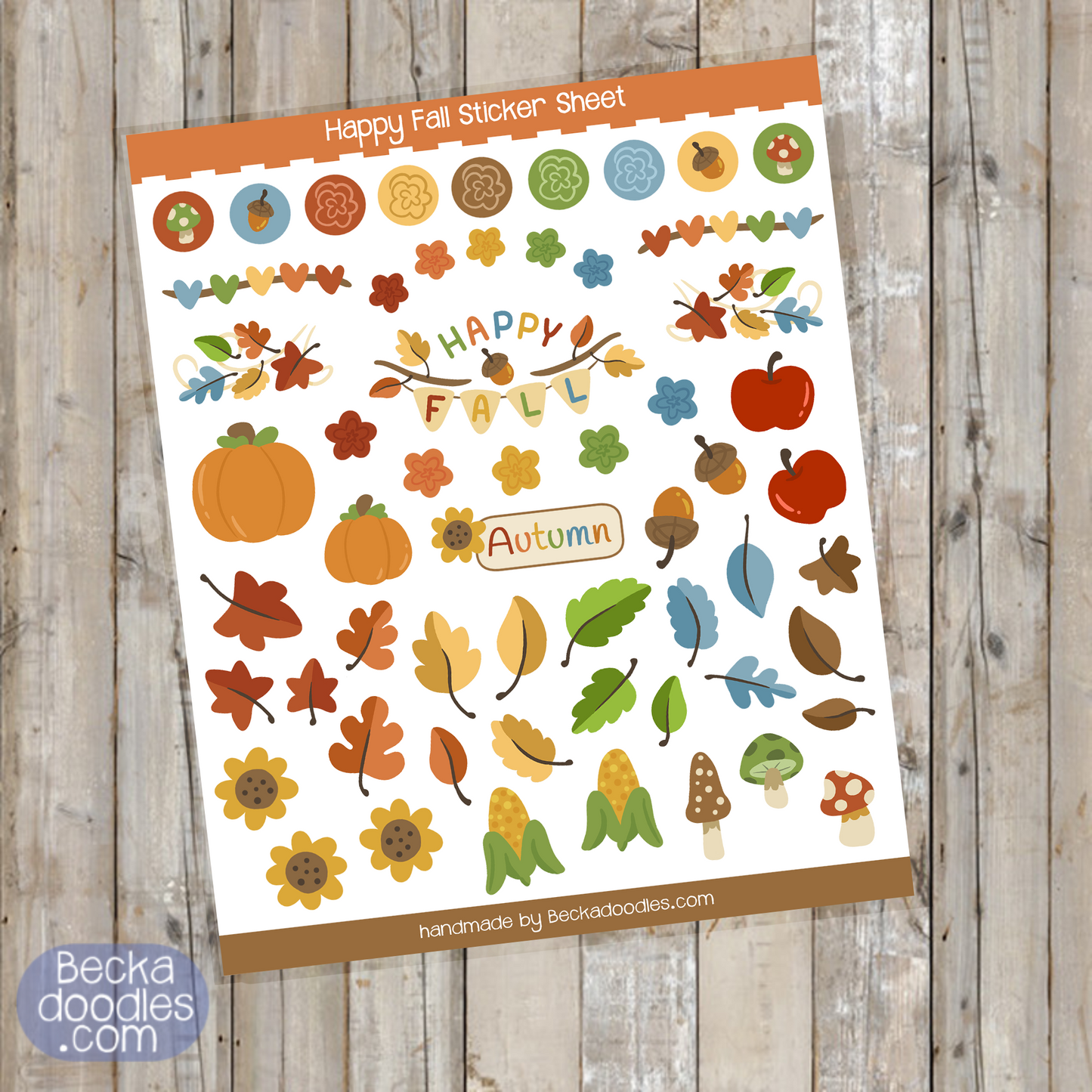 Happy Fall Sticker Sheet