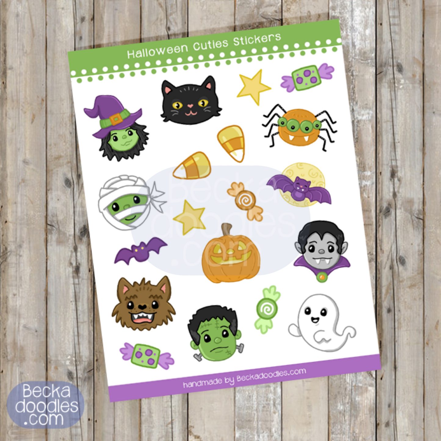 Halloween Cuties Sticker Sheet