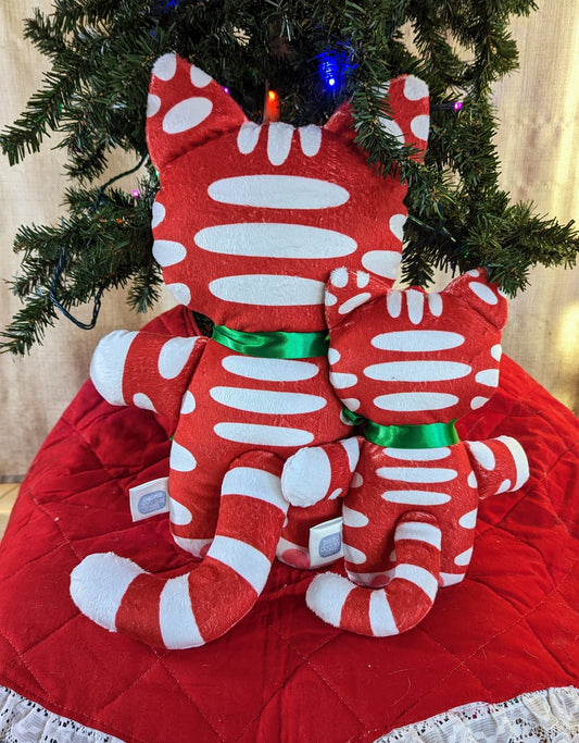 Minty Christmas Cat Plushie