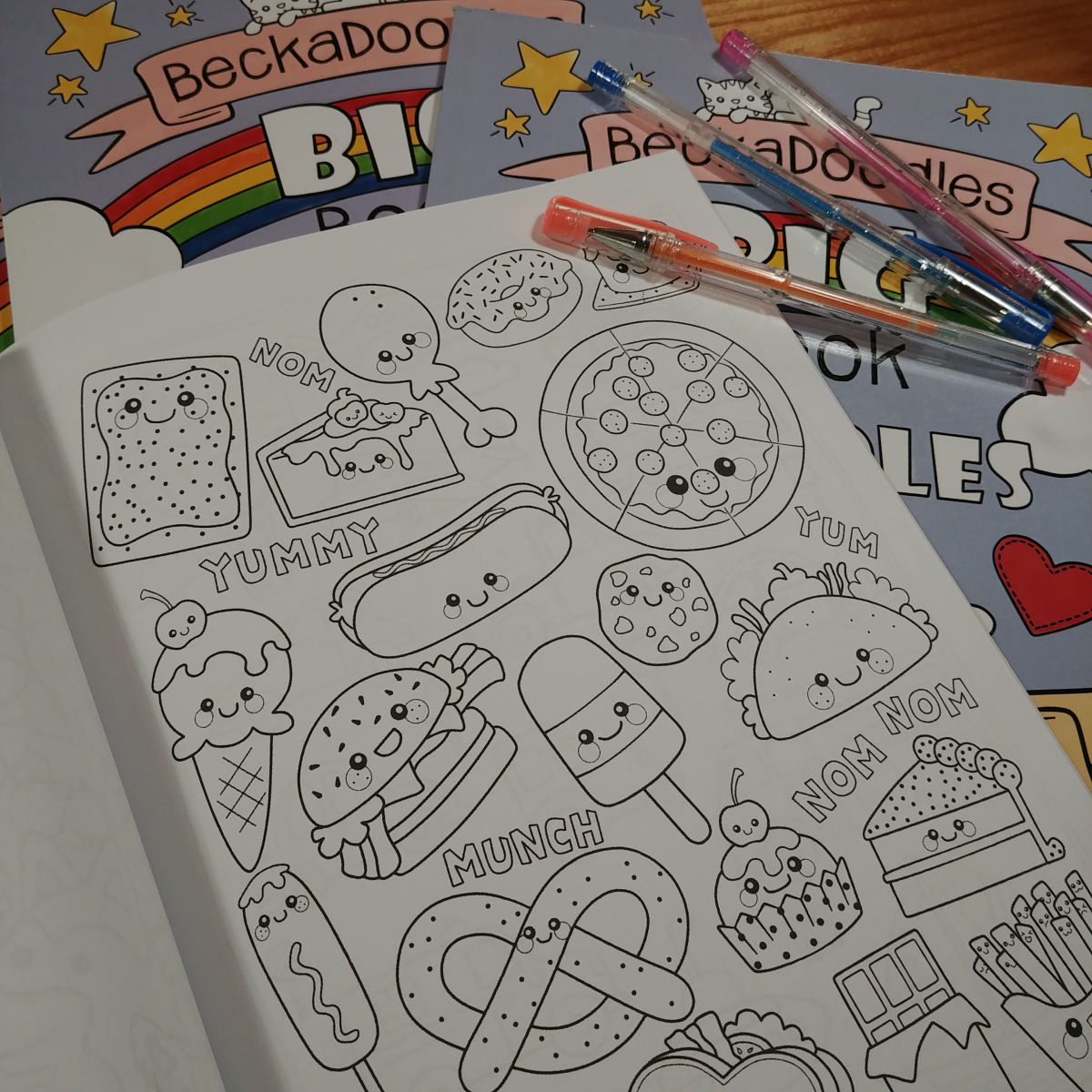 Beckadoodles Big Book of Doodles Coloring Book