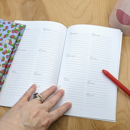 Strawberry Daily Undated Planner