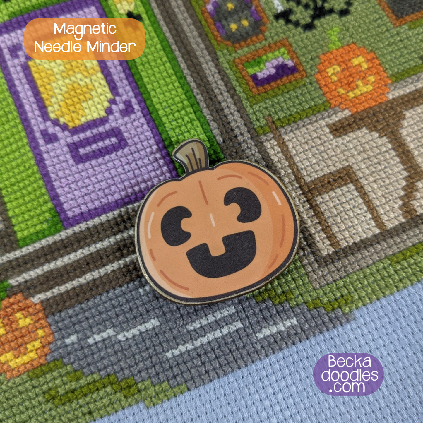 Halloween Pumpkin Needle Minder