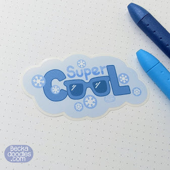 Super Cool Sticker