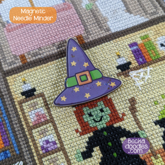 Halloween Witch Hat Needle Minder