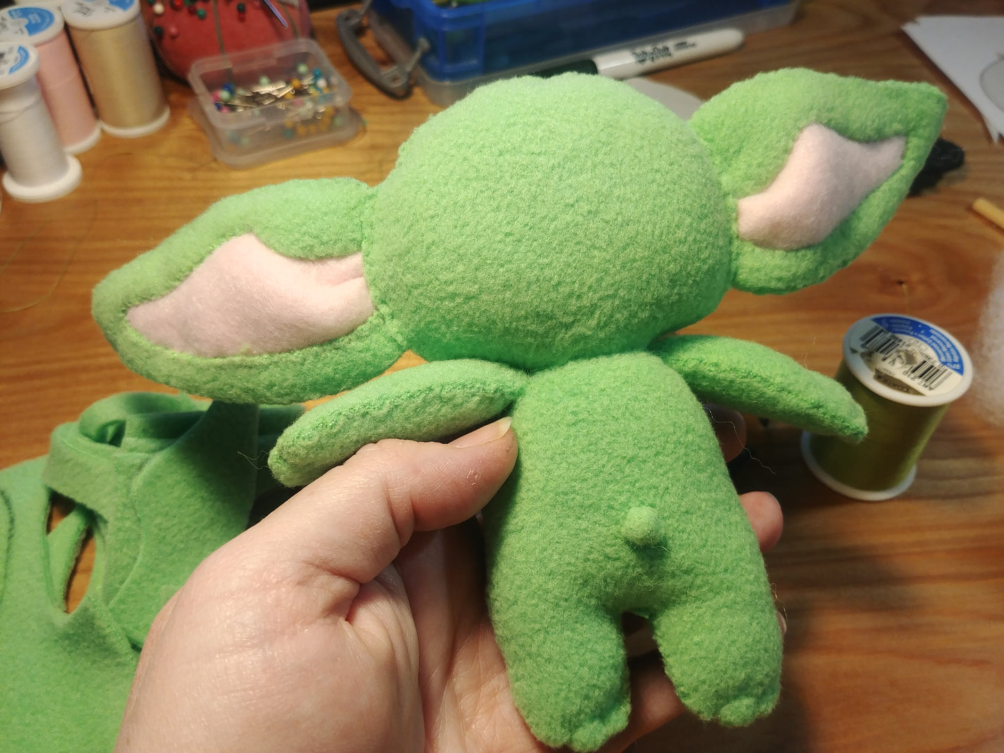 Baby Green Alien Plushie