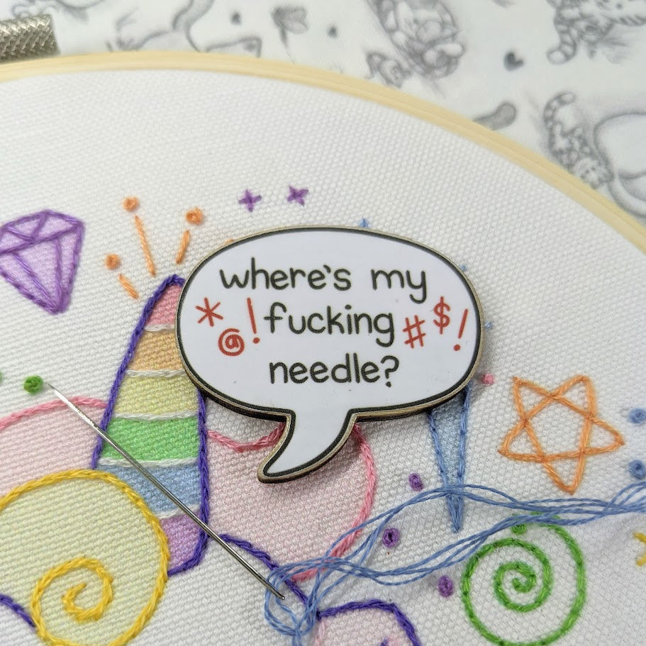Where's My F*ing Needle? Needle Minder