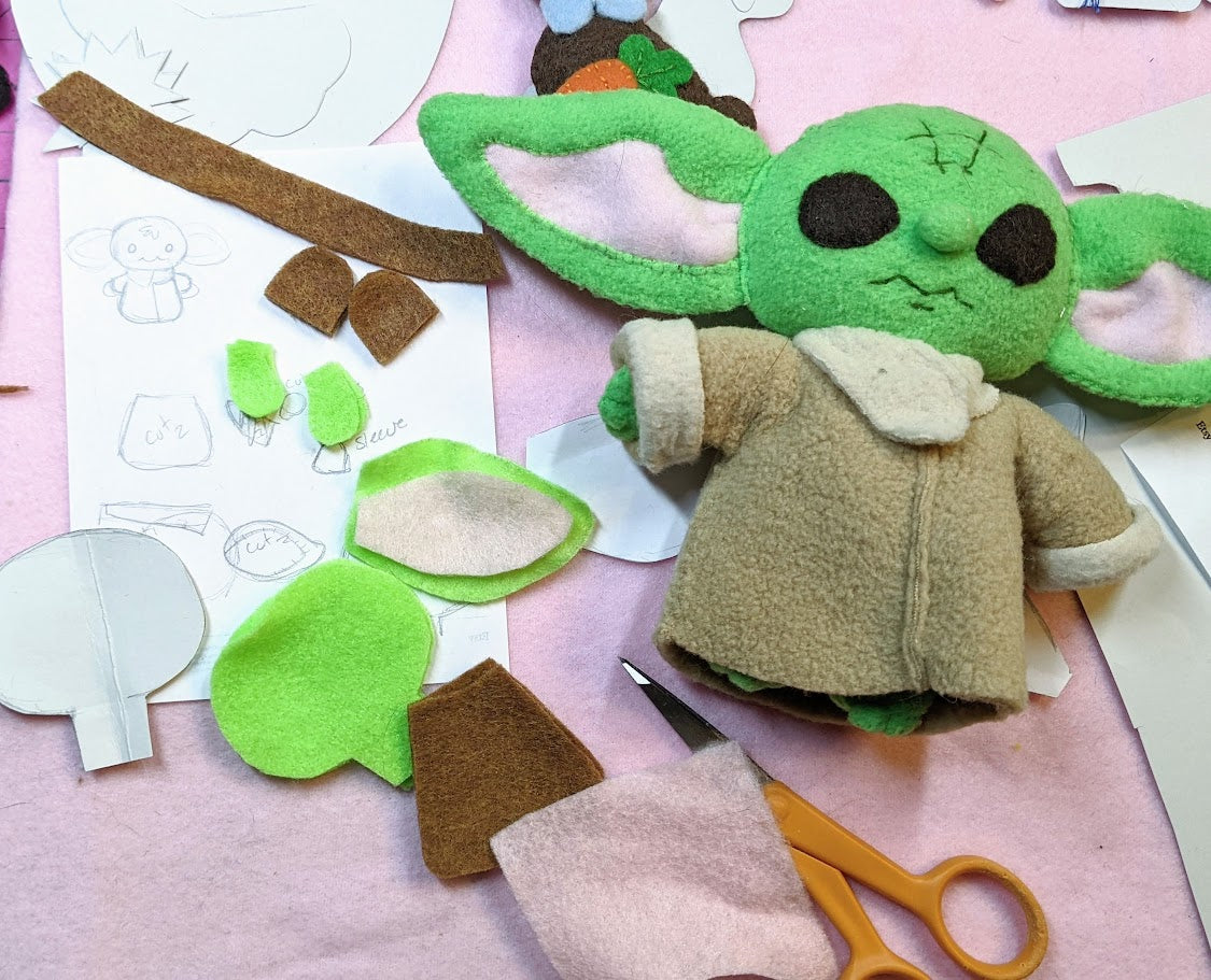 Baby Green Alien Plushie