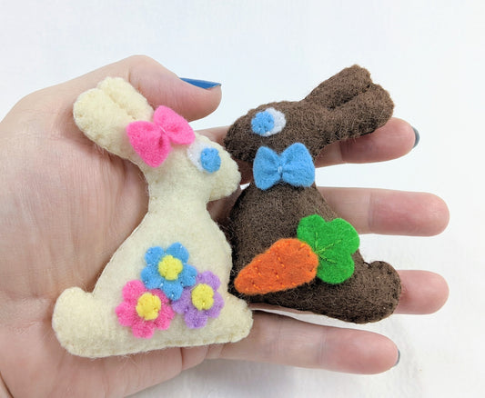 Chocolate Bunny Felt Sewing Pattern