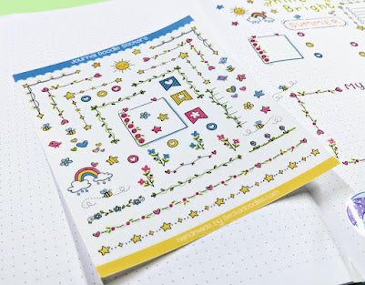 Journal Doodles Sticker Sheet