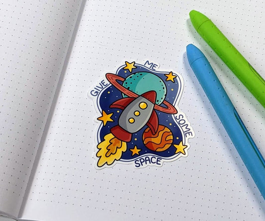 Give Me Some Space Sticker