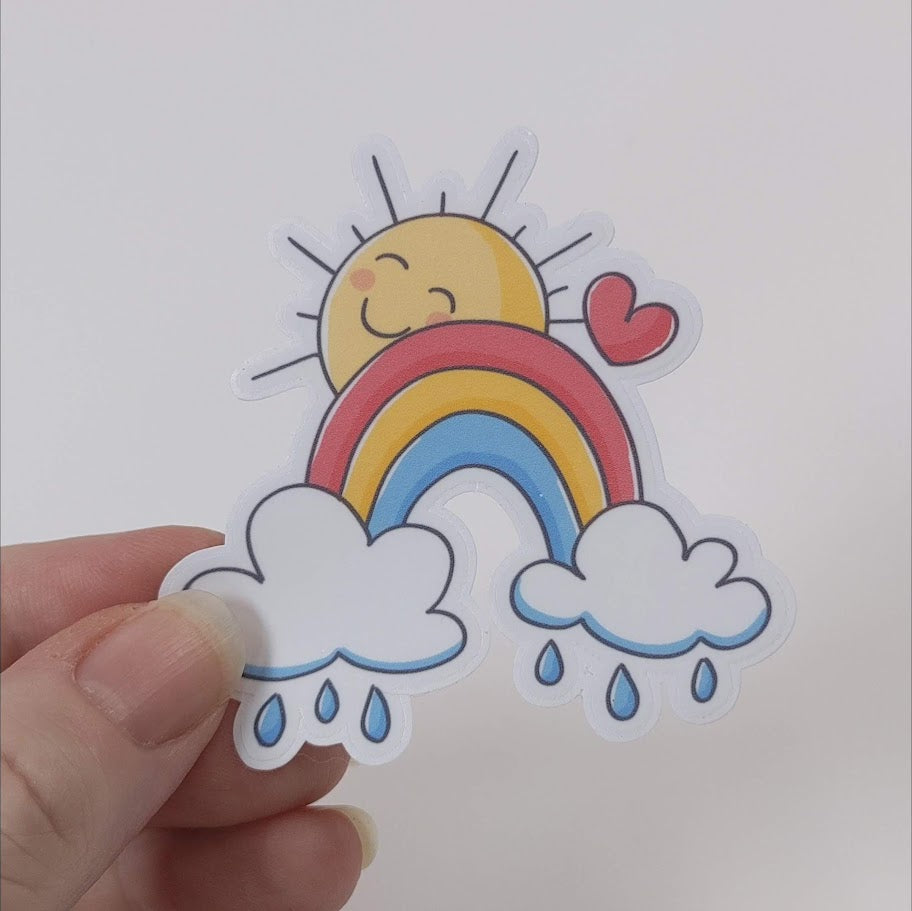 Rainbow Sunshine Sticker