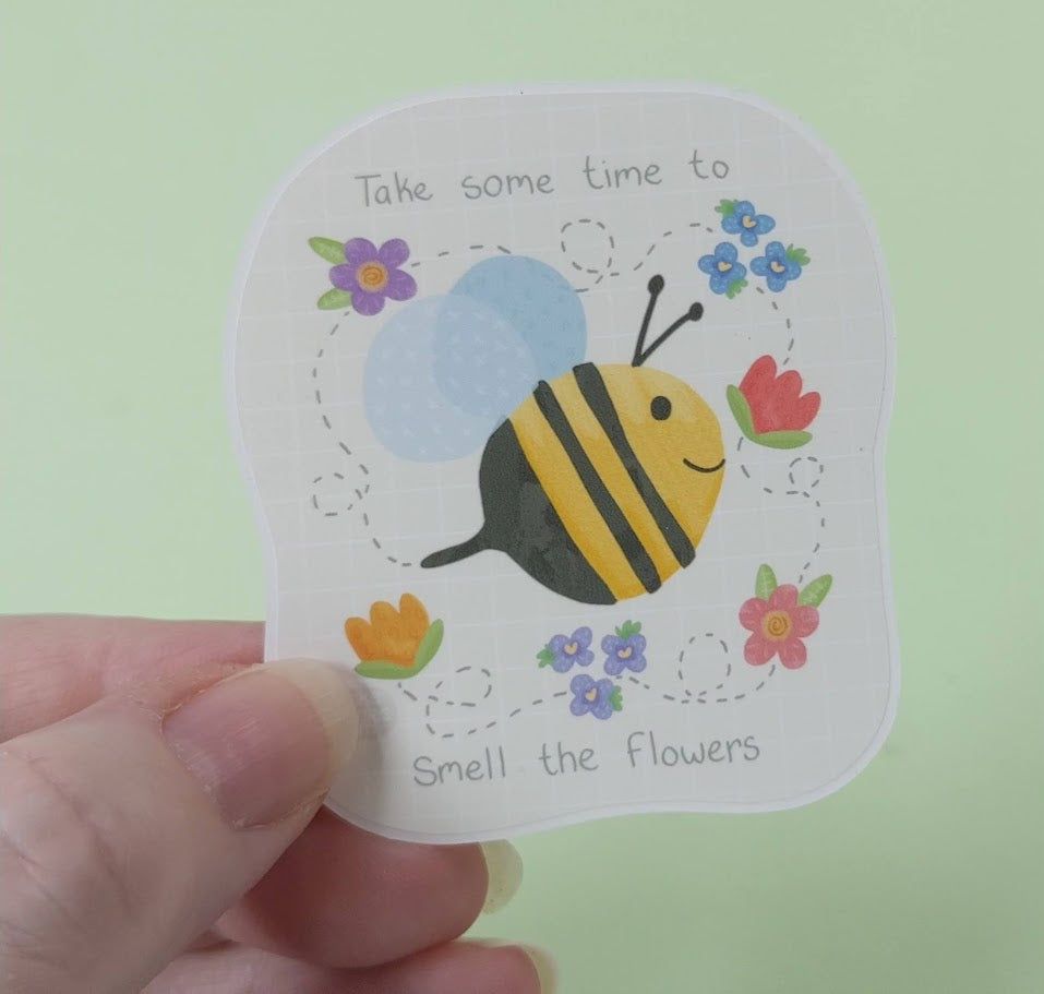 Smell the Flowers Sticker