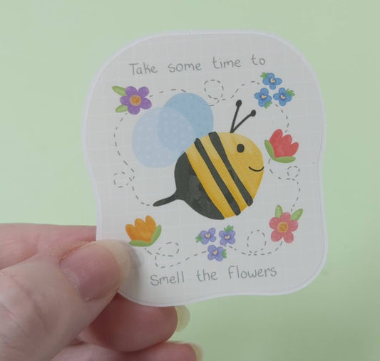 Smell the Flowers Sticker