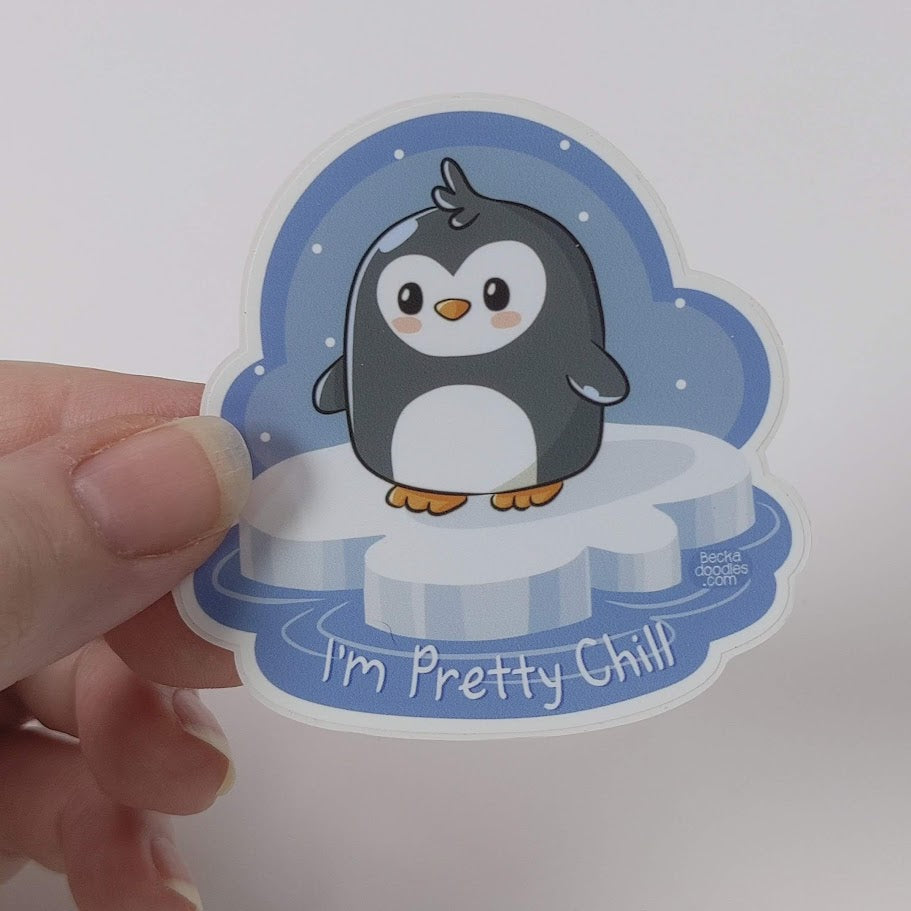 Chill Penguin Sticker
