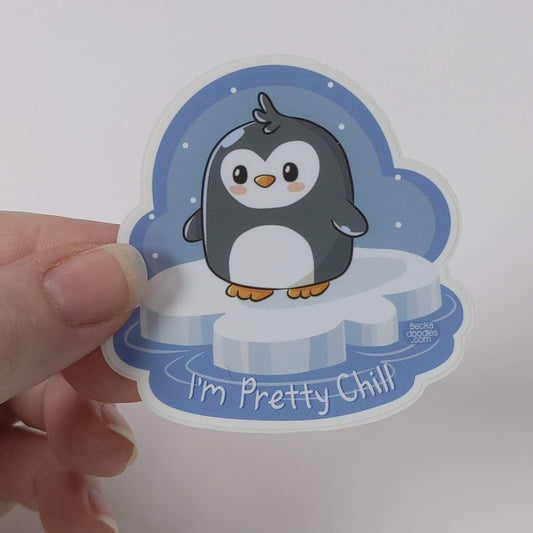 Chill Penguin Sticker