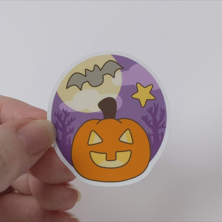 Jack-O-Lantern Sticker