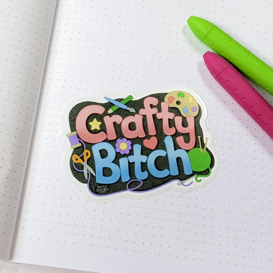 Crafty B*tch Sticker
