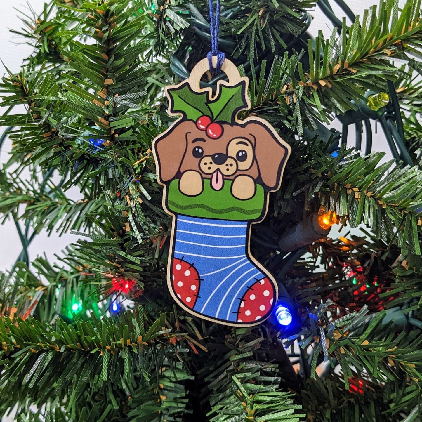 Christmas Tree Wood Ornaments