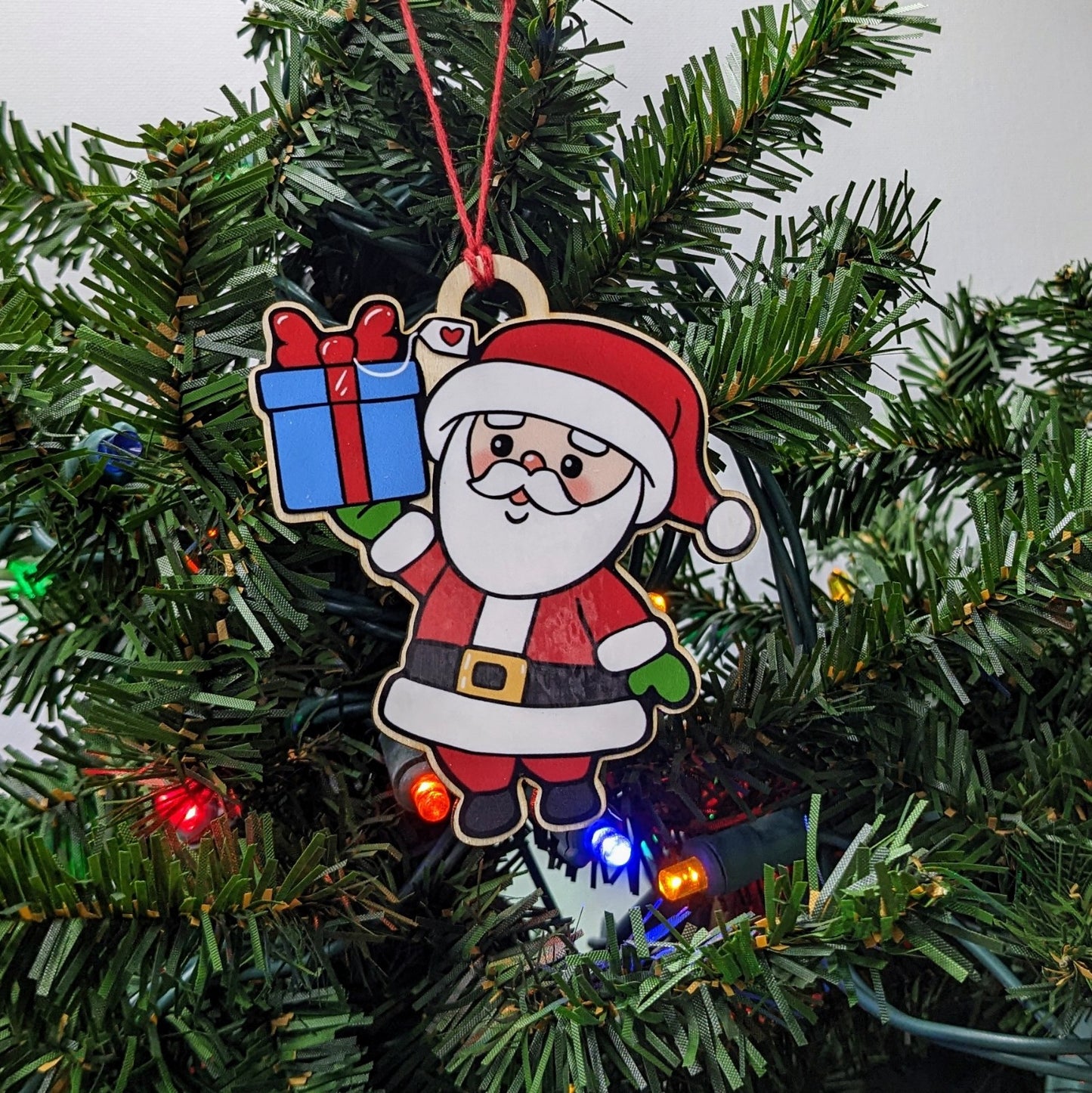 Christmas Tree Wood Ornaments