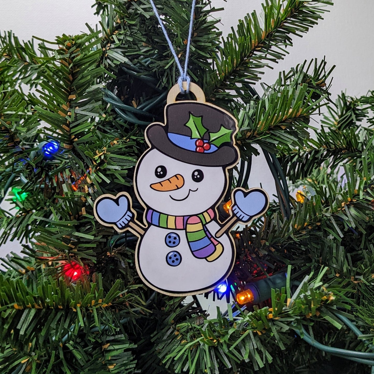 Christmas Tree Wood Ornaments