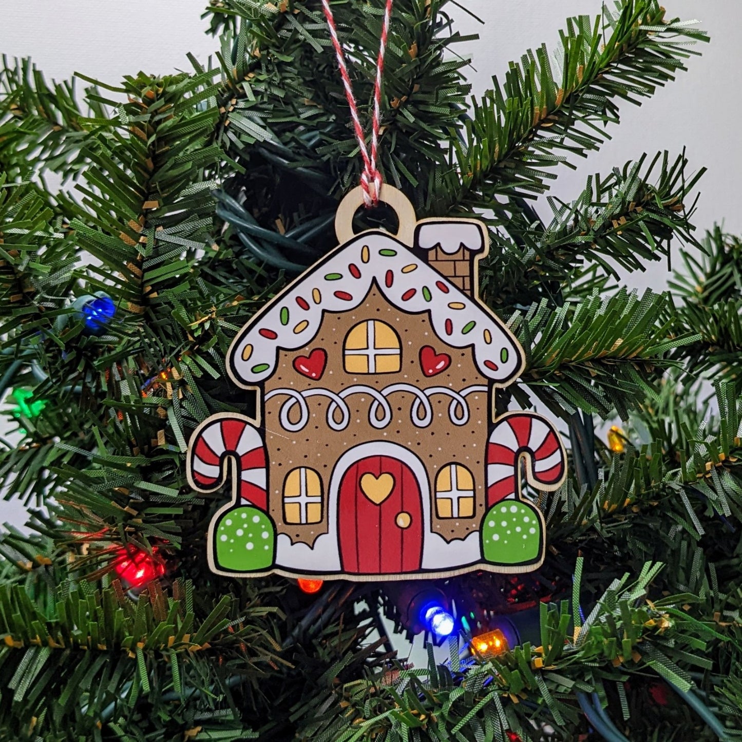 Christmas Tree Wood Ornaments