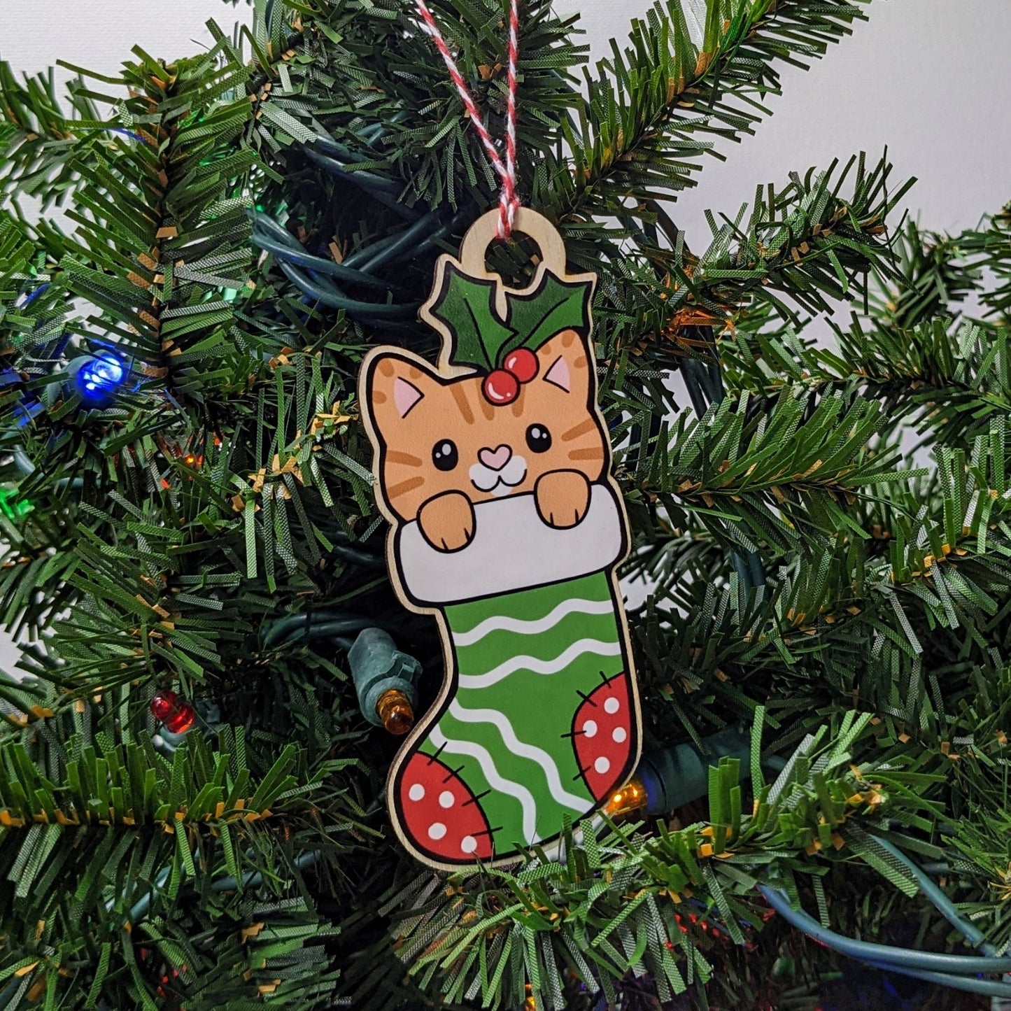 Christmas Tree Wood Ornaments