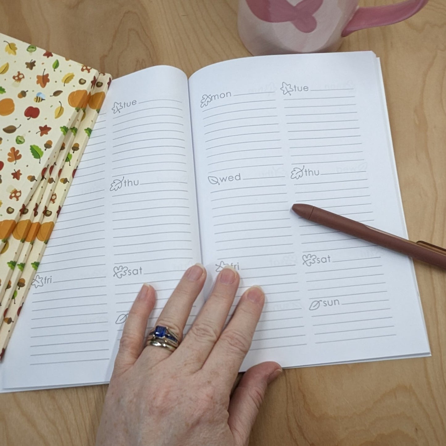 Autumn Foliage Undated Planner