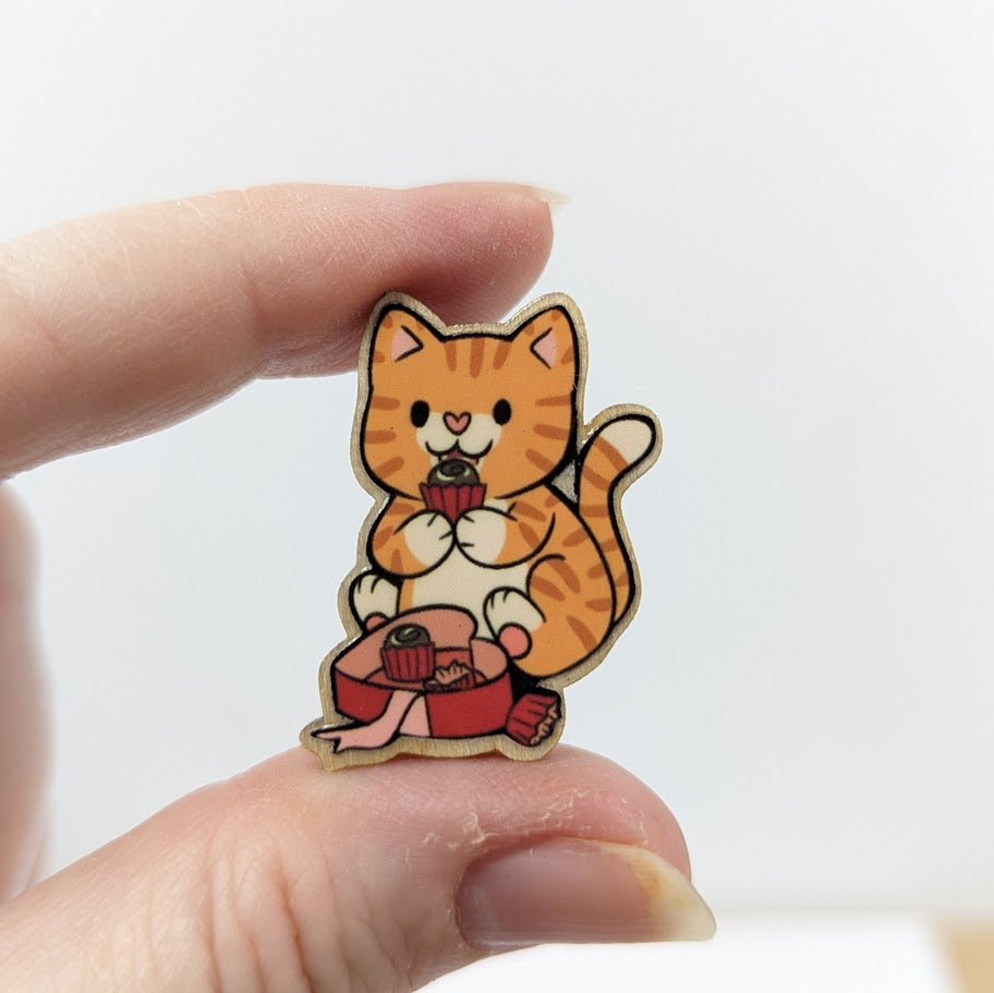 Valentines Cats Needle Minder