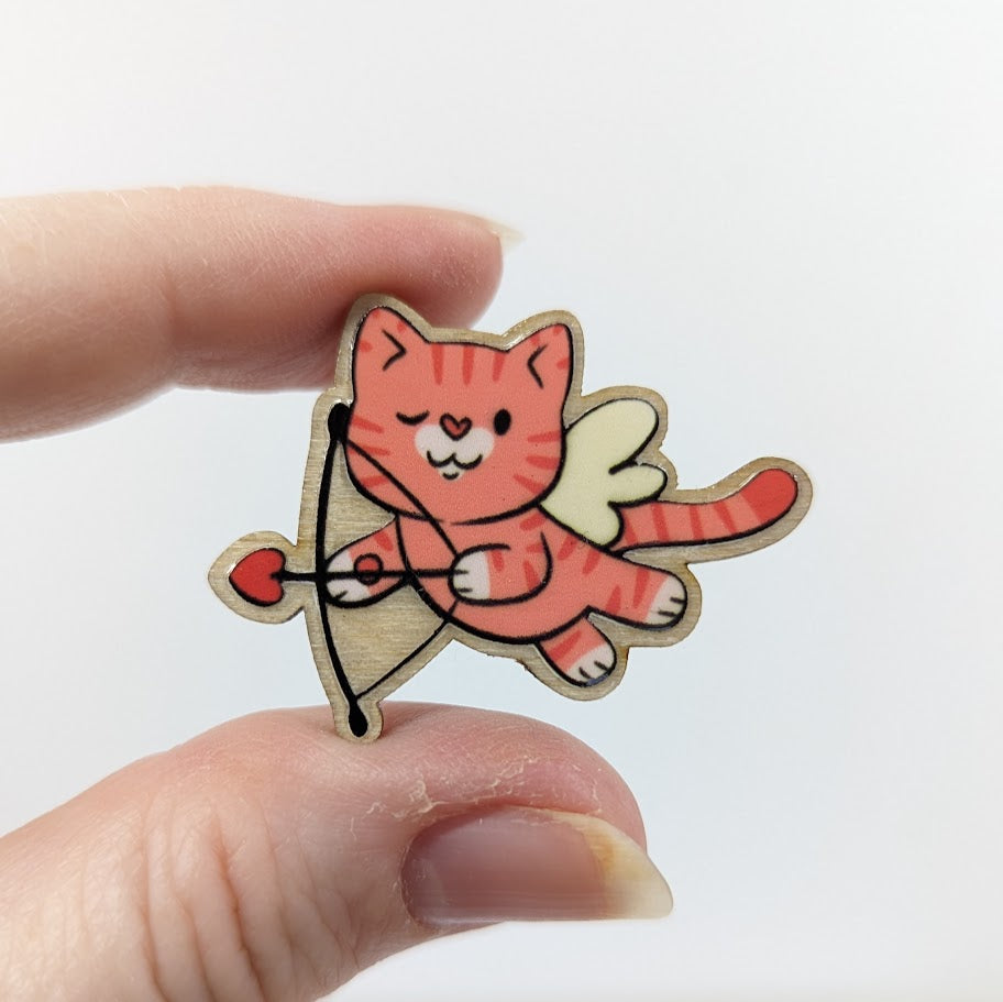 Valentines Cats Needle Minder