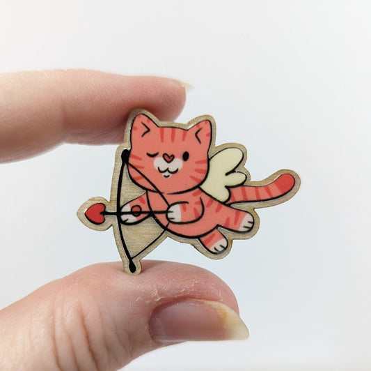 Valentines Cats Needle Minder