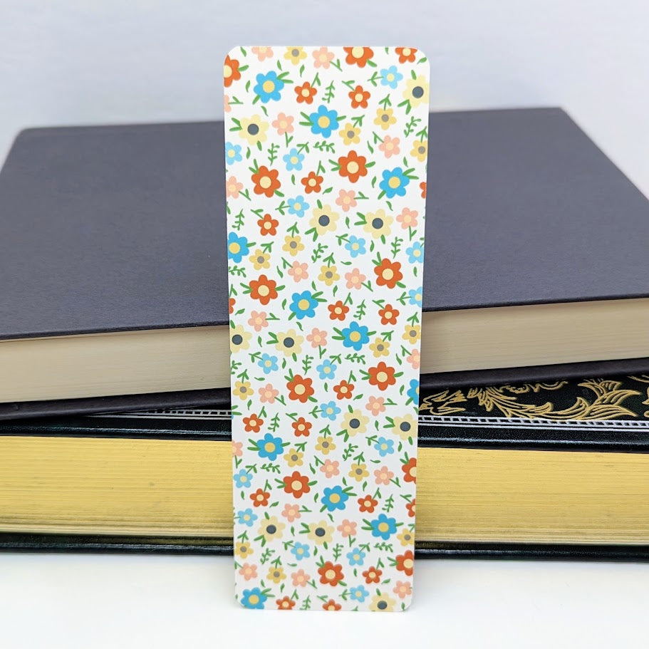 Summer Floral Paper Bookmark