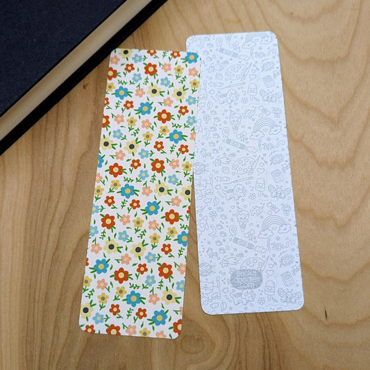 Summer Floral Paper Bookmark