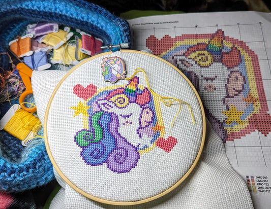 Unicorn Daydreams Cross Stitch Pattern